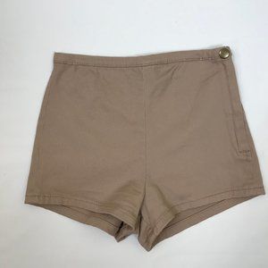 Forever 21 Beige High Waisted Shorts
